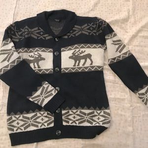 Men’s Coofandy navy sweater size Large